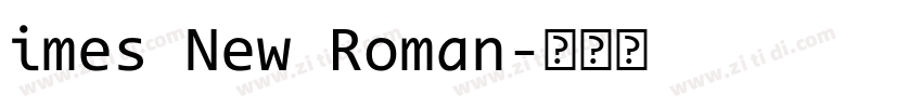 imes New Roman字体转换